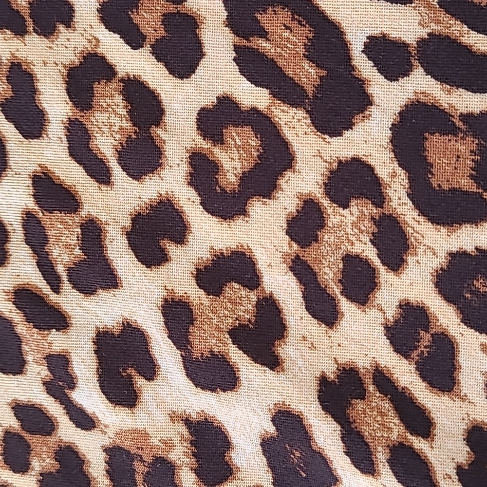 NWT Torrid Leopard Stretch Challis Skater Midi Dress Size 1x 14/16 - Picture 13 of 16
